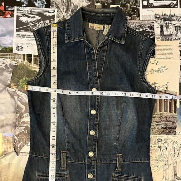 Vintage Faded Glory Denim Mini Dress - Picture 6 of 9